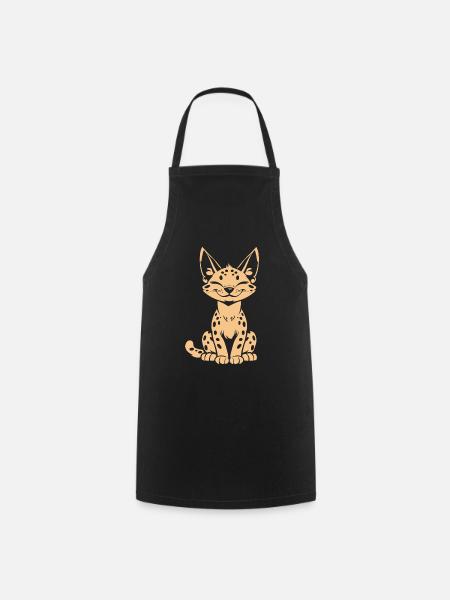Serval - Kochschürze - Schwarz