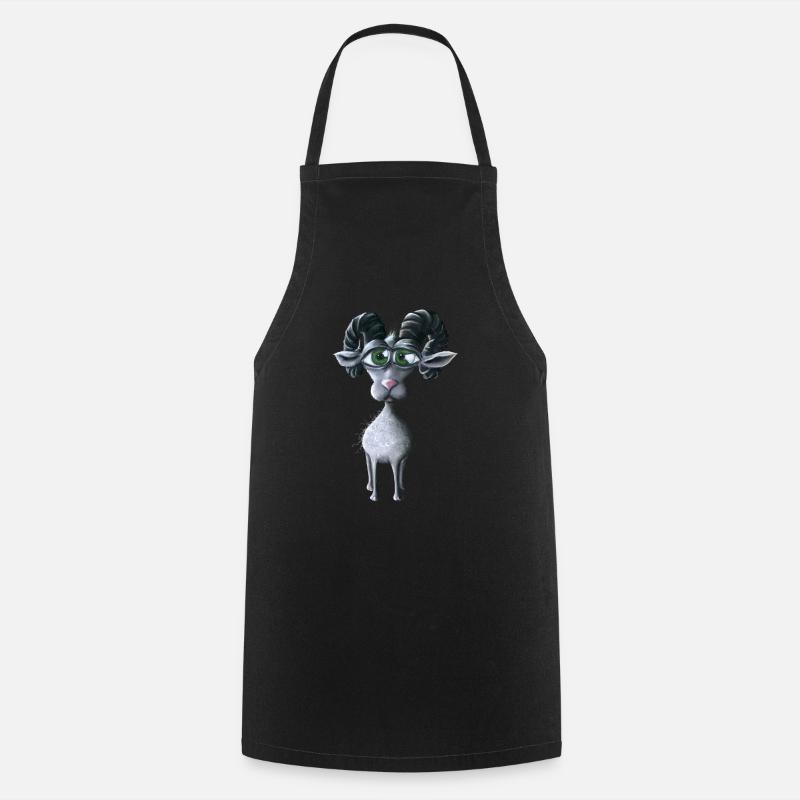 bélier - Tablier de cuisine - noir