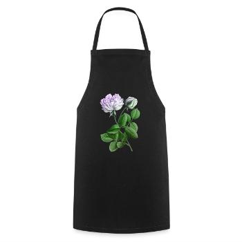 Rose - Kochschürze - Schwarz - Vorne - AI Model Male 185 dark (185cm)