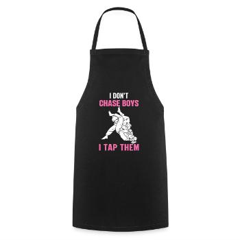 Boxing Sports Lifestyle Martial Arts Freestyle Geschen - Cooking Apron - black - Front - AI Model Male 185 dark (185cm)