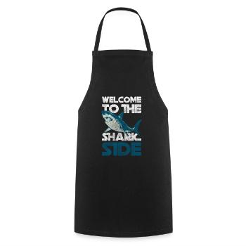 Sharks Sea Sea Animal King - Cooking Apron - black - Front - AI Model Male 185 dark (185cm)