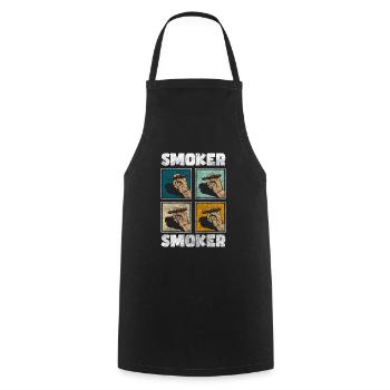 Fumer du tabac Rompre la nervosité - Tablier de cuisine - noir - Devant - AI Model Male 185 dark (185cm)