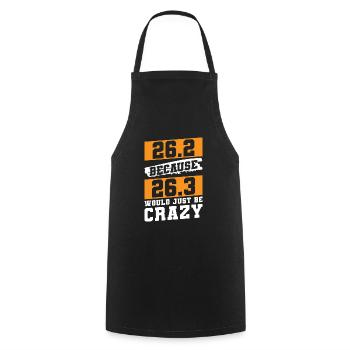 Marathon Runner Triathlon Strength - Cooking Apron - black - Front - AI Model Male 185 dark (185cm)