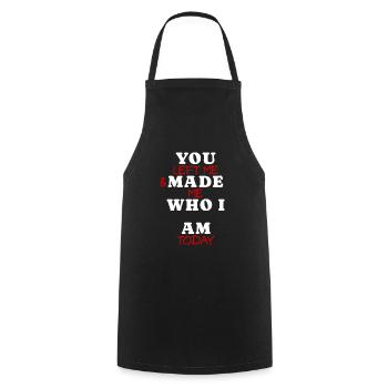 You Left Me – Love Quote for Heartache - Cooking Apron - black - Front - AI Model Male 185 dark (185cm)