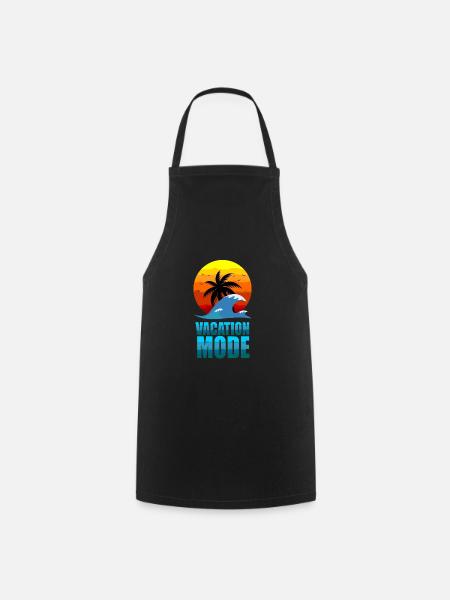Vacation Mode - Cooking Apron - black