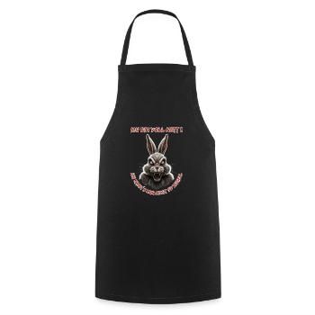 I'm really nice. I just can't show it like that. - Cooking Apron - black - Front - AI Model Male 185 dark (185cm)