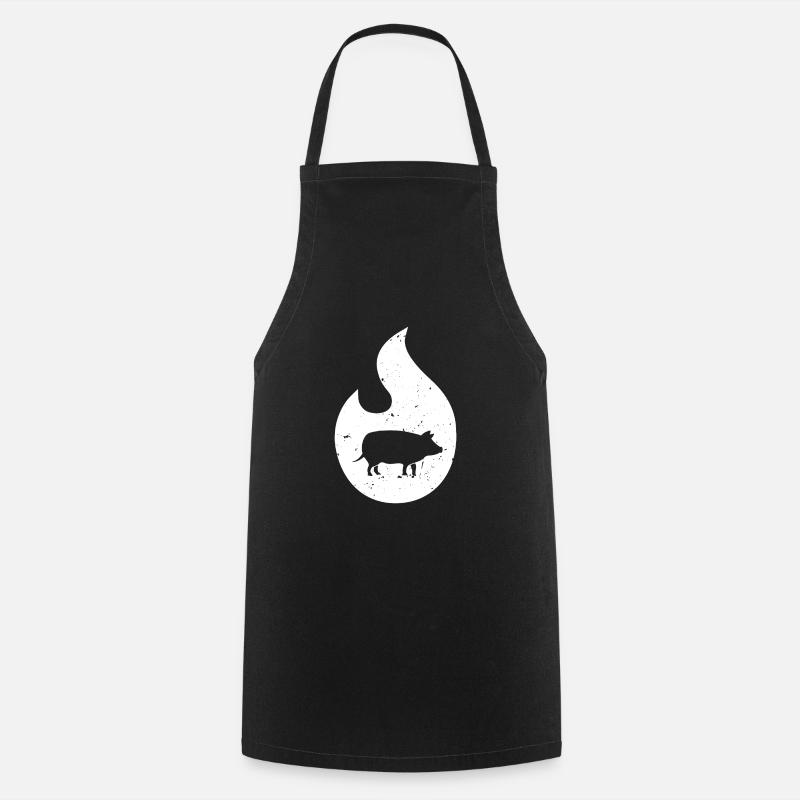 GRILL BADGE v24W - Cooking Apron - black