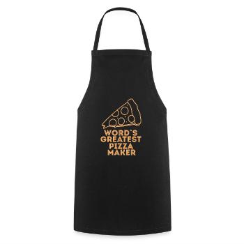 Pizza maker Geschenk Pizzaliebhaber Pizzeria - Kochschürze - Schwarz - Vorne - AI Model Male 185 dark (185cm)