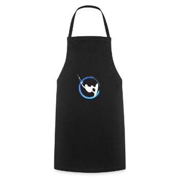 Wakeboarding T-Shirt cadeau Wakeboarder - Tablier de cuisine - noir - Devant - AI Model Male 185 dark (185cm)