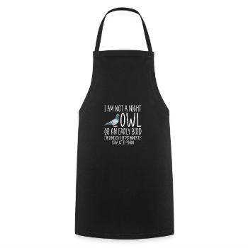 Pigeon Shirt Gift Pigeon - Cooking Apron - black - Front - AI Model Male 185 dark (185cm)