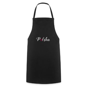 Polska Shirt Gift Pole - Cooking Apron - black - Front - AI Model Male 185 dark (185cm)