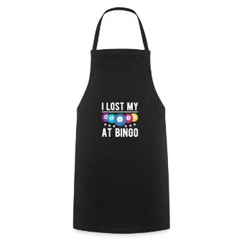 I Lost My Balls At Bingo Shirt Geschenk - Kochschürze - Schwarz - Vorne - AI Model Male 185 dark (185cm)