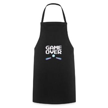 Game Over Pinball Player Pinball Machine Shirt - Tablier de cuisine - noir - Devant - AI Model Male 185 dark (185cm)