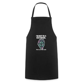 Im Not In A Bad Mood This Is Just How I Look - Cooking Apron - black - Front - AI Model Male 185 dark (185cm)