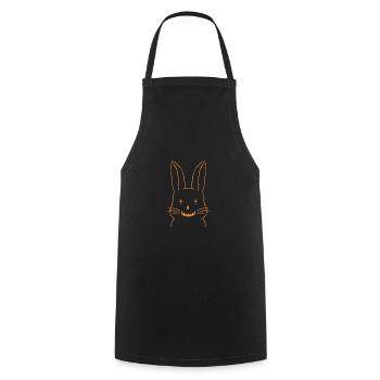 Hase Halloween Shirt Geschenk - Kochschürze - Schwarz - Vorne - AI Model Male 185 dark (185cm)