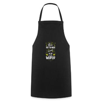 Bee The Chance Shirt Gift Beekeeper - Cooking Apron - black - Front - AI Model Male 185 dark (185cm)
