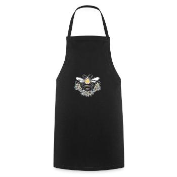 Beekeeper Bee Shirt Gift - Cooking Apron - black - Front - AI Model Male 185 dark (185cm)