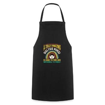A Truly Amazing Dialysis Nurse Shirt Gift - Cooking Apron - black - Front - AI Model Male 185 dark (185cm)
