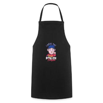 Je déteste la chemise de saison du pollen - Tablier de cuisine - noir - Devant - AI Model Male 185 dark (185cm)