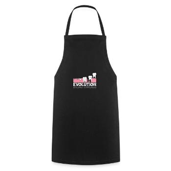 Cadeau Chemise de dentiste Evolution - Tablier de cuisine - noir - Devant - AI Model Male 185 dark (185cm)