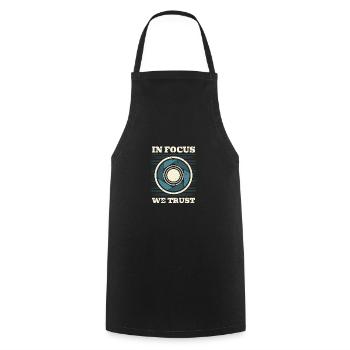 En point de mire Nous faisons confiance à Shirt Camera Photographer - Tablier de cuisine - noir - Devant - AI Model Male 185 dark (185cm)