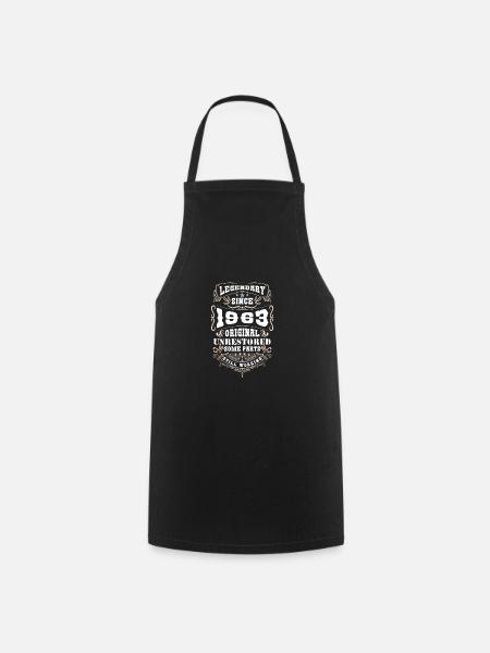 Legendary Since 1963 60. Geburtstag Geschenk - Kochschürze - Schwarz