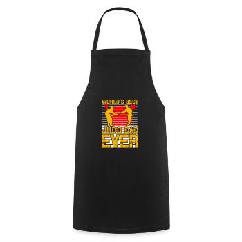 World's best Judo Dad ever - Cooking Apron - black - Front - AI Model Male 185 dark (185cm)