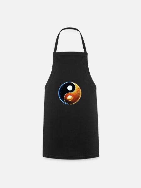 Yin Yang - Kochschürze - Schwarz