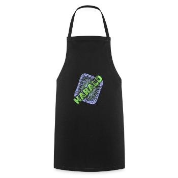 Warp Enterprise Stardust Harald - Cooking Apron - black - Front - AI Model Male 185 dark (185cm)