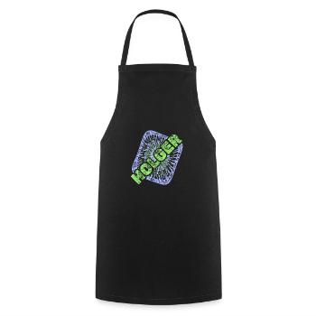 Warp Holger - Tablier de cuisine - noir - Devant - AI Model Male 185 dark (185cm)