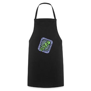 Gift for Ilyas - Cooking Apron - black - Front - AI Model Male 185 dark (185cm)