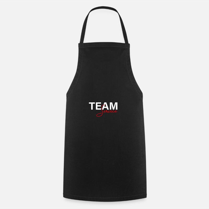 Service d'équipe - Tablier de cuisine - noir