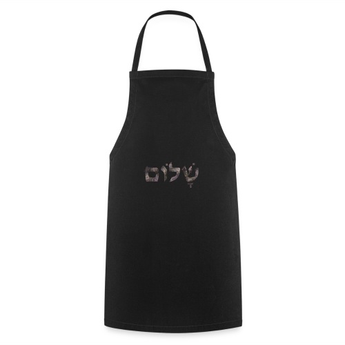Shalom text peace - Cooking Apron