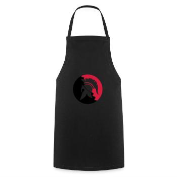 Sparta Warrior - Cooking Apron - black - Front - AI Model Male 185 dark (185cm)