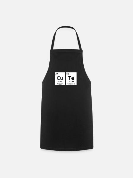 Cute - Cooking Apron - black
