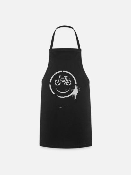 Fahrrad Mann - Kochschürze - Schwarz