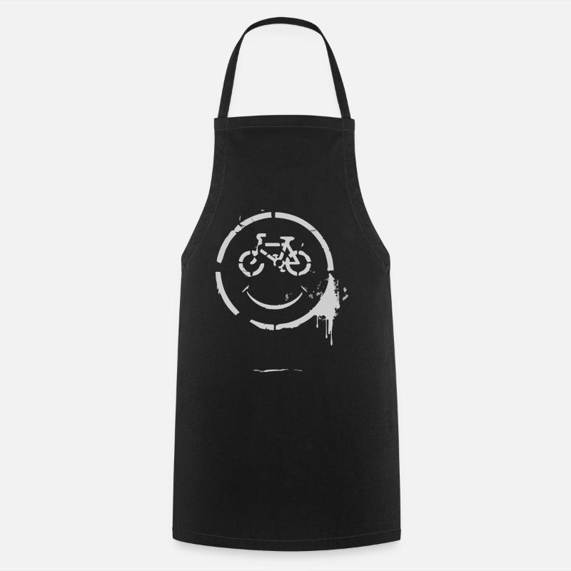 Fahrrad Mann - Kochschürze - Schwarz