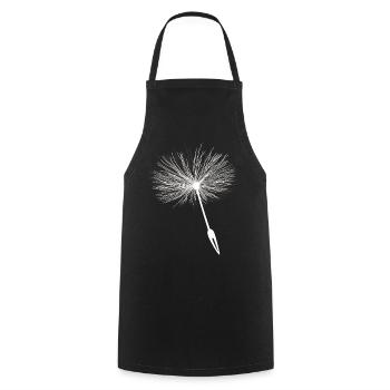 Loewenzahn Samen Pusteblume - Kochschürze - Schwarz - Vorne - AI Model Male 185 dark (185cm)