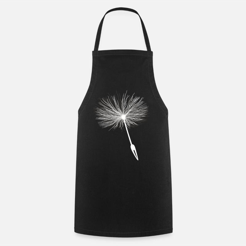 Loewenzahn Samen Pusteblume - Kochschürze - Schwarz