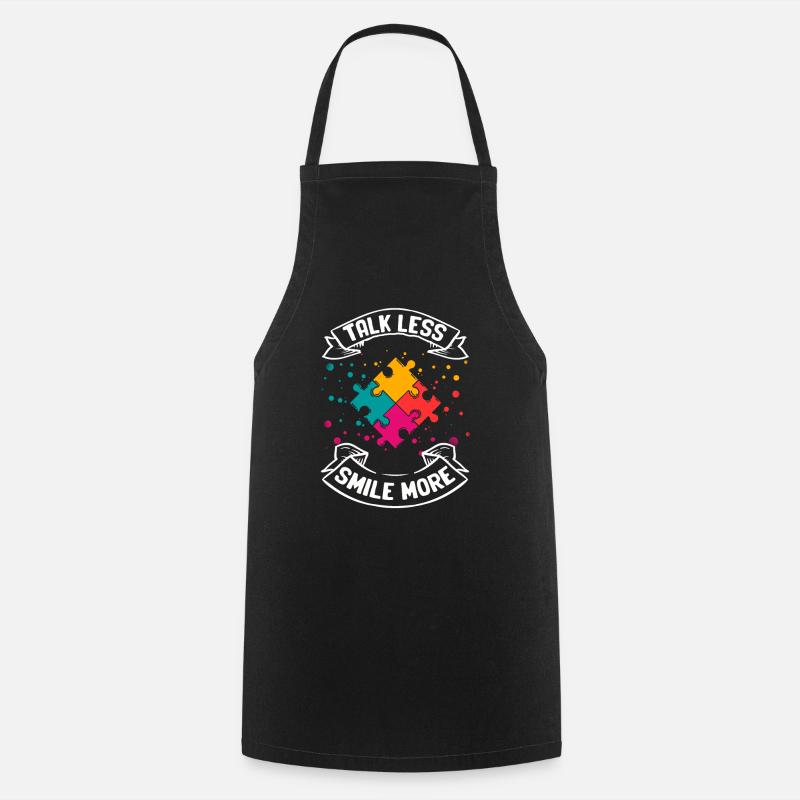 Autism - Cooking Apron - black