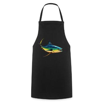 Tuna - Cooking Apron - black - Front - AI Model Male 185 dark (185cm)