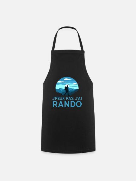 Randonnée Rando - Tablier de cuisine - noir