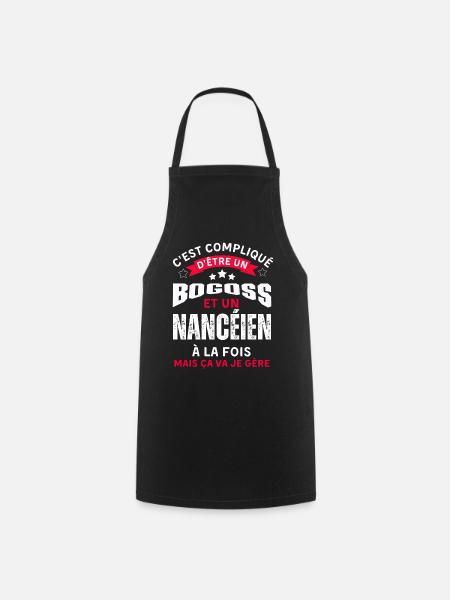 Habitants de Nancy - Tablier de cuisine - noir