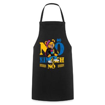 Grumpy Bear - Cooking Apron - black - Front - AI Model Male 185 dark (185cm)