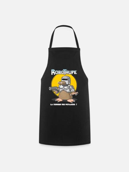 Robotaupe - Tablier de cuisine - noir