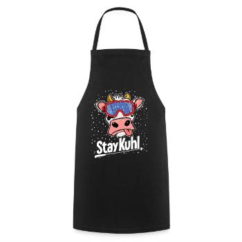 Stay_Kuhl_big - Tablier de cuisine - noir - Devant - AI Model Male 185 dark (185cm)