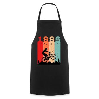 Millésime 1996 - Tablier de cuisine - noir - Devant - AI Model Male 185 dark (185cm)