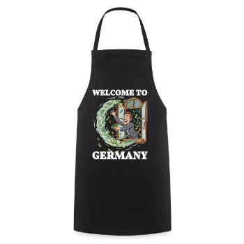 Lustig Steuern Deutschland Party - Cooking Apron - black - Front - AI Model Male 185 dark (185cm)