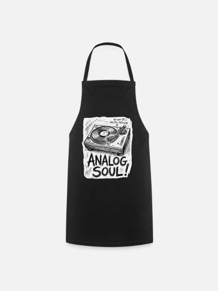 Analog Soul - Kochschürze - Schwarz