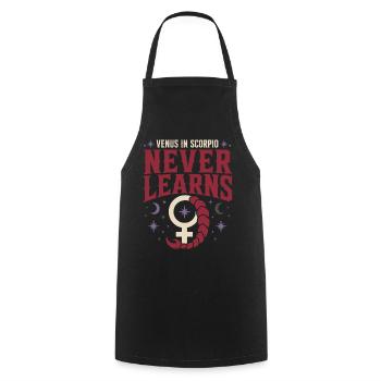 Venus sign Venus astrology - Cooking Apron - black - Front - AI Model Male 185 dark (185cm)